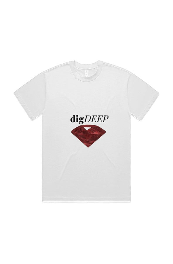 Who Can Find It? DIG DEEP-RUBY HEAVY TEE (unisex)