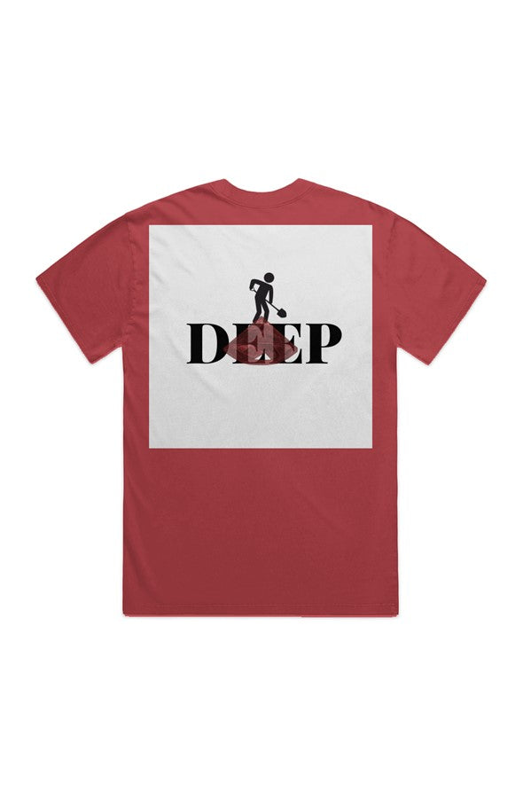 DEEP FOCUS DIG DEEPHEAVY FADED TEE (unisex)