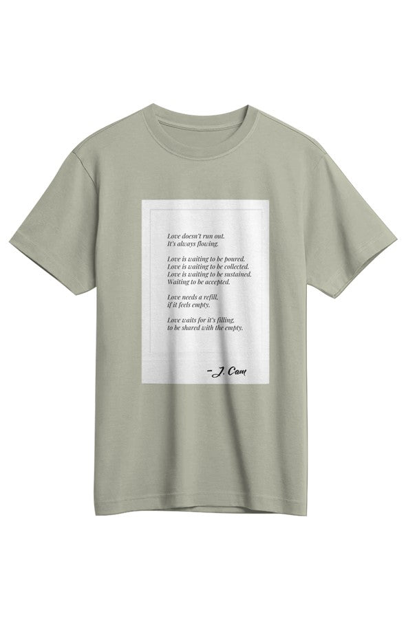 WHEN LOVE FEELS EMPTY DIG DEEP-RUBY Supima Tee (un