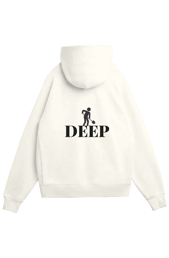 DEEP FOCUS DIG DEEP Heavy Organic French Terry Hoo