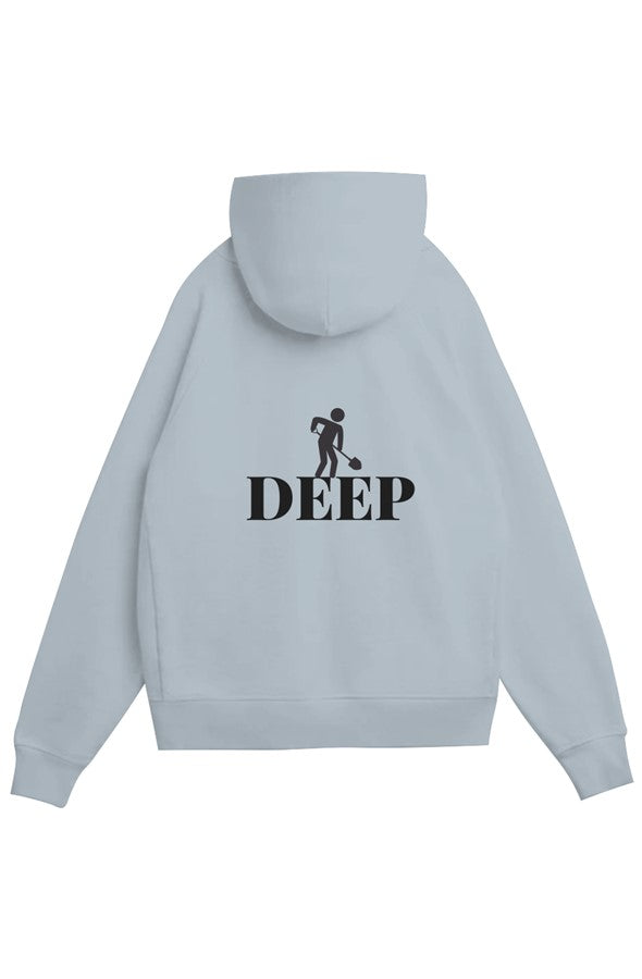DEEP FOCUS DIG DEEP Heavy Organic French Terry Hoo