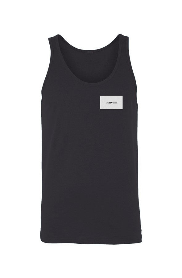 DEEP FOCUS Jersey Tank EMBROIDERED (unisex)
