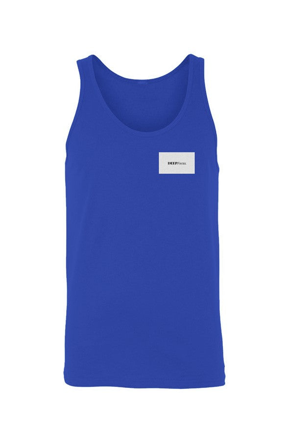 DEEP FOCUS Jersey Tank EMBROIDERED (unisex)