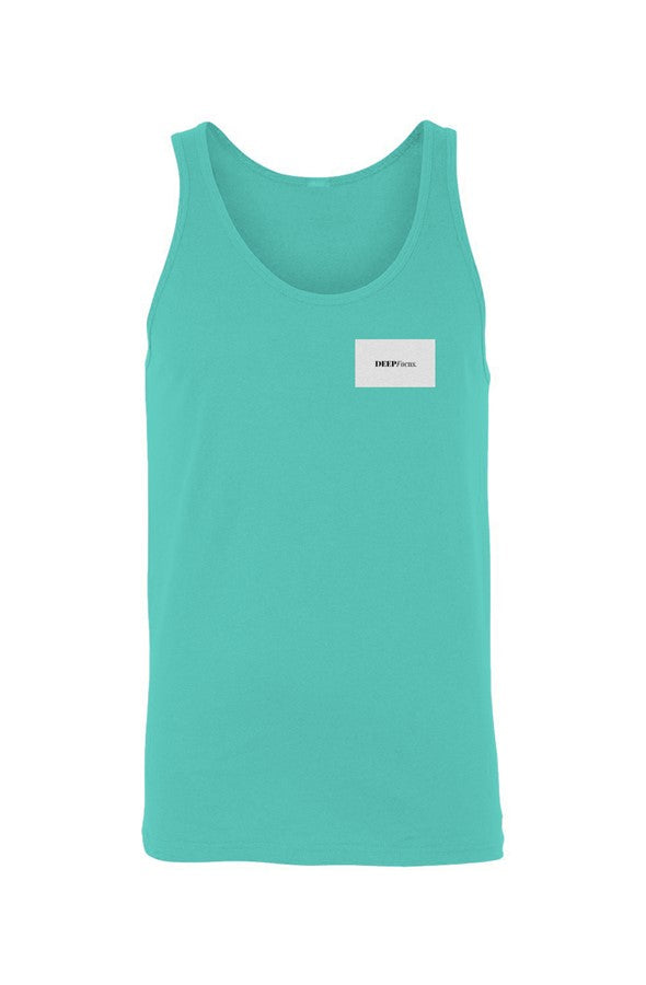 DEEP FOCUS Jersey Tank EMBROIDERED (unisex)