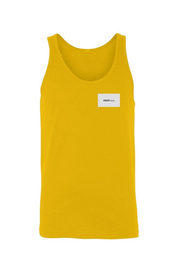 DEEP FOCUS Jersey Tank EMBROIDERED (unisex)