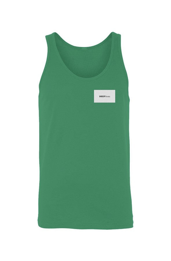 DEEP FOCUS Jersey Tank EMBROIDERED (unisex)