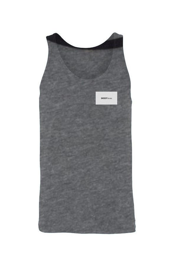 DEEP FOCUS Jersey Tank EMBROIDERED (unisex)