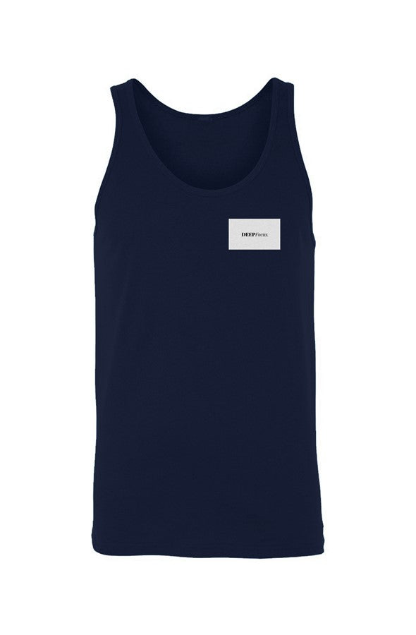 DEEP FOCUS Jersey Tank EMBROIDERED (unisex)