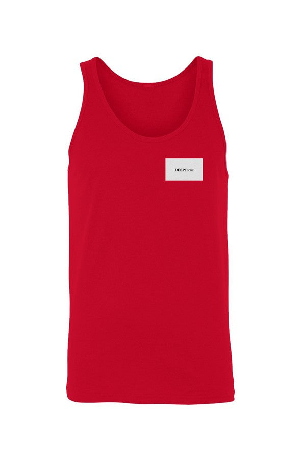 DEEP FOCUS Jersey Tank EMBROIDERED (unisex)