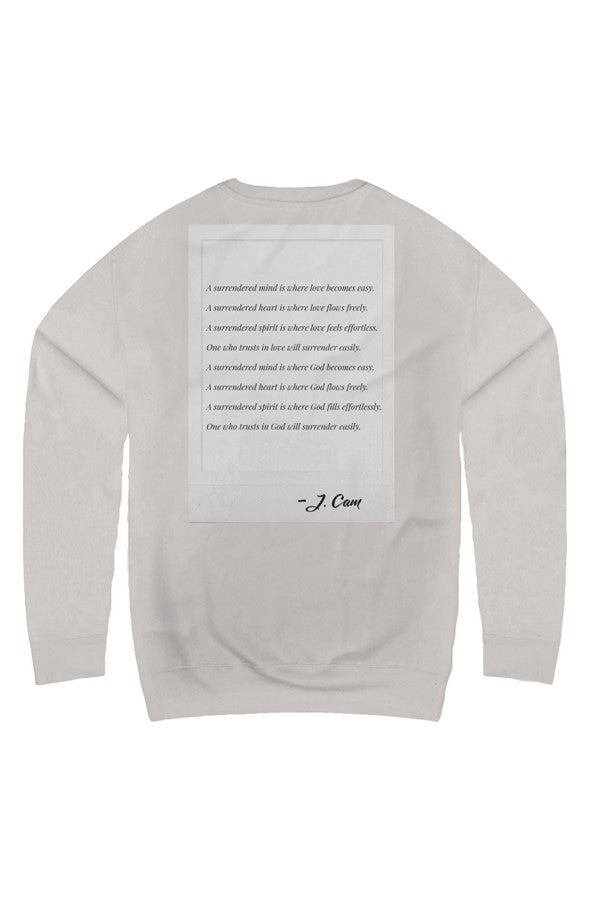 SURRENDERED + DIG DEEP-RECOGNITION EMBROIDERED LOGO Premium Crew Neck (unisex)