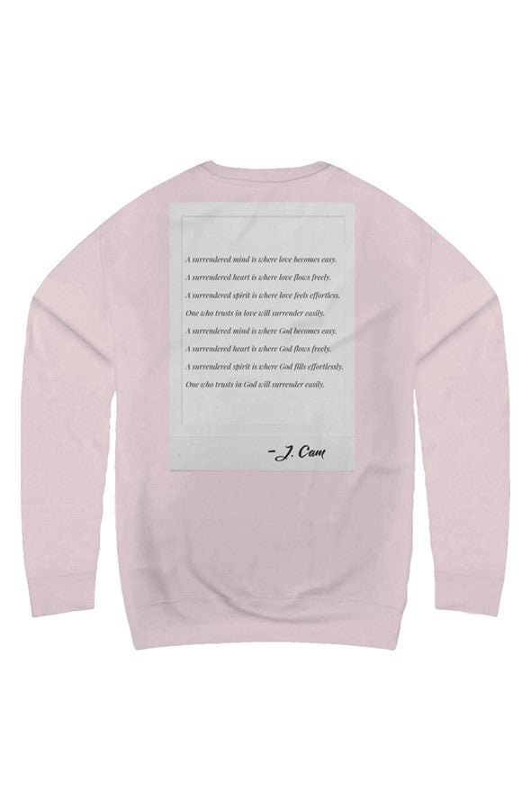SURRENDERED + DIG DEEP-RECOGNITION EMBROIDERED LOGO Premium Crew Neck (unisex)