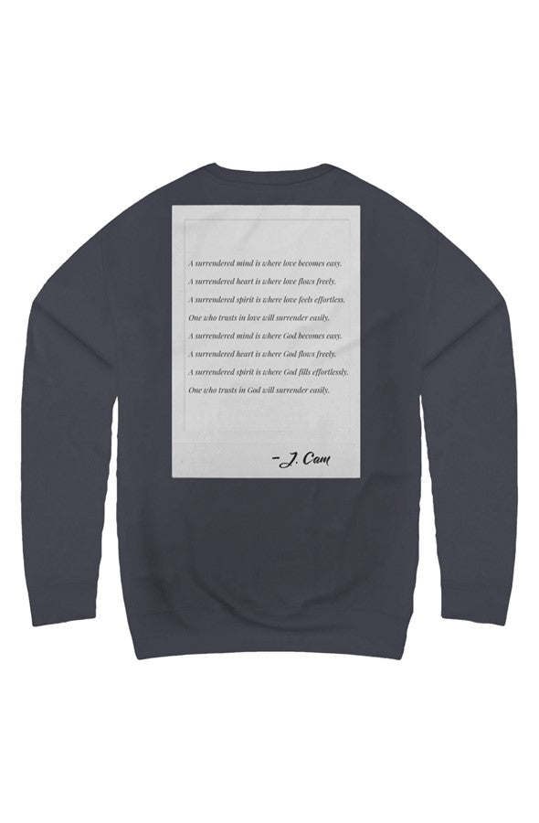 SURRENDERED + DIG DEEP-RECOGNITION EMBROIDERED LOGO Premium Crew Neck (unisex)