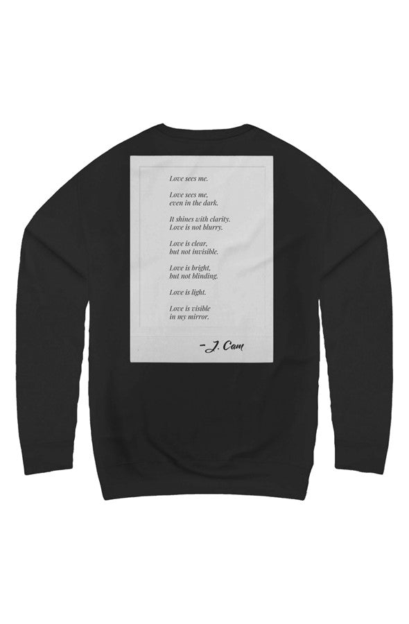 LOVE SEES ME + DIG DEEP-RECOGNITION EMBROIDERED LO