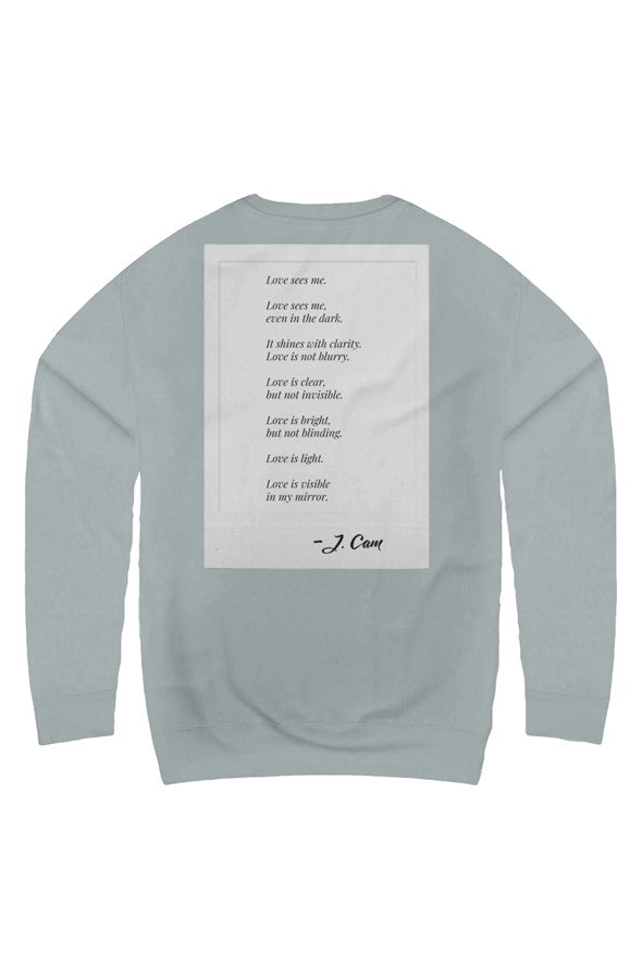 LOVE SEES ME + DIG DEEP-RECOGNITION EMBROIDERED LO