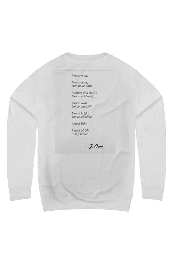 LOVE SEES ME + DIG DEEP-RECOGNITION EMBROIDERED LO