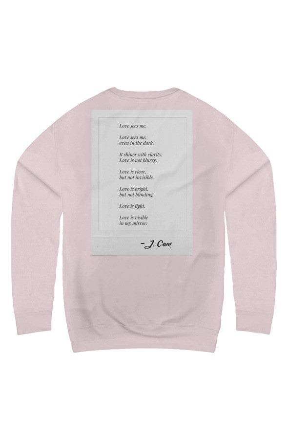 LOVE SEES ME + DIG DEEP-RECOGNITION EMBROIDERED LO