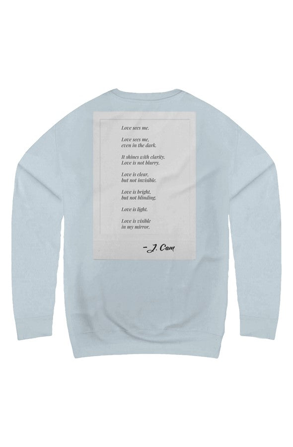 LOVE SEES ME + DIG DEEP-RECOGNITION EMBROIDERED LO