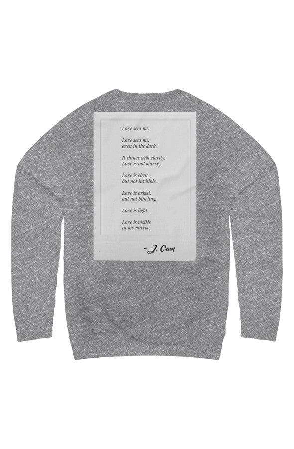 LOVE SEES ME + DIG DEEP-RECOGNITION EMBROIDERED LO