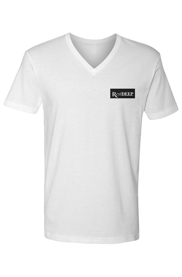 REST DEEP Cotton Short Sleeve V Neck EMBROIDERED (